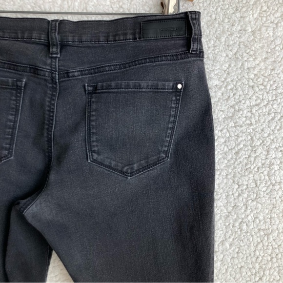 DKNY Women's Ave B Ultra Skinny charcoal gray black jeans, Sz 6 - Picture 14 of 16